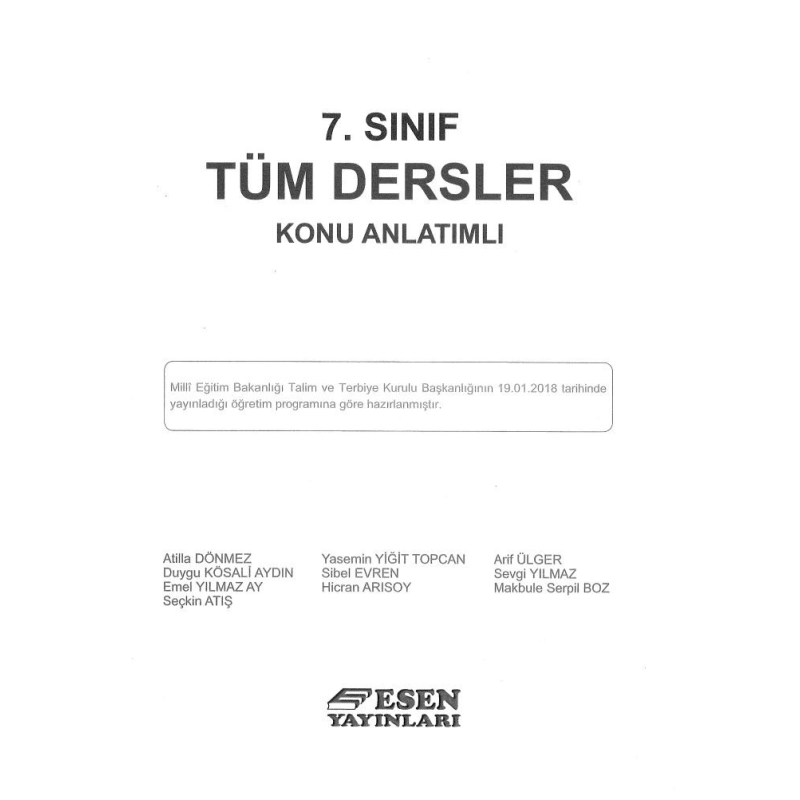 TÜM DERSLER KONU ANLATIMLI