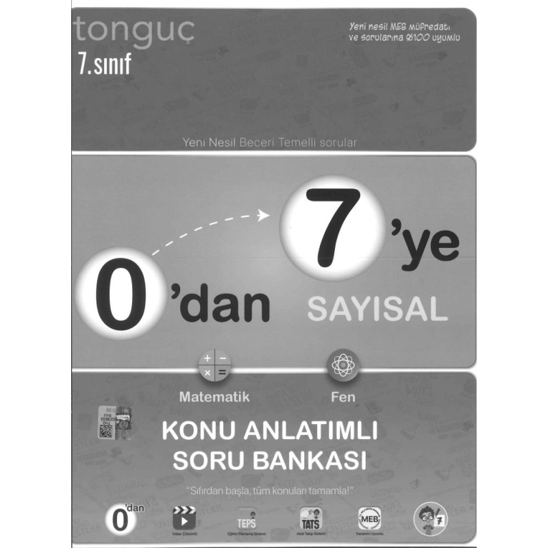 0'DAN 7'YE SAYISAL KONU ANLATIMLI SORU BANKASI