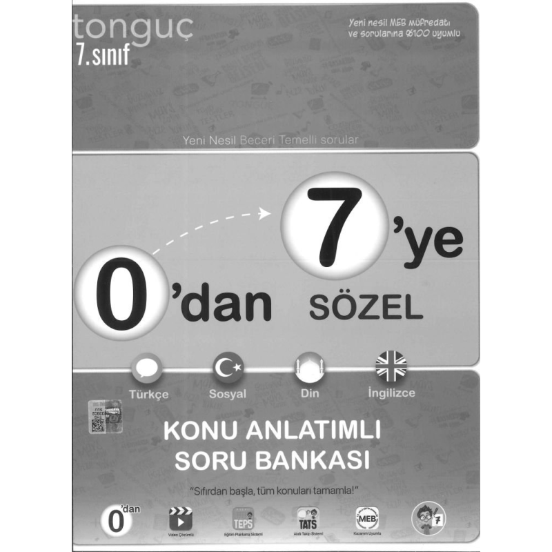 0'DAN 7'YE SÖZEL KONU ANLATIMLI SORU BANKASI