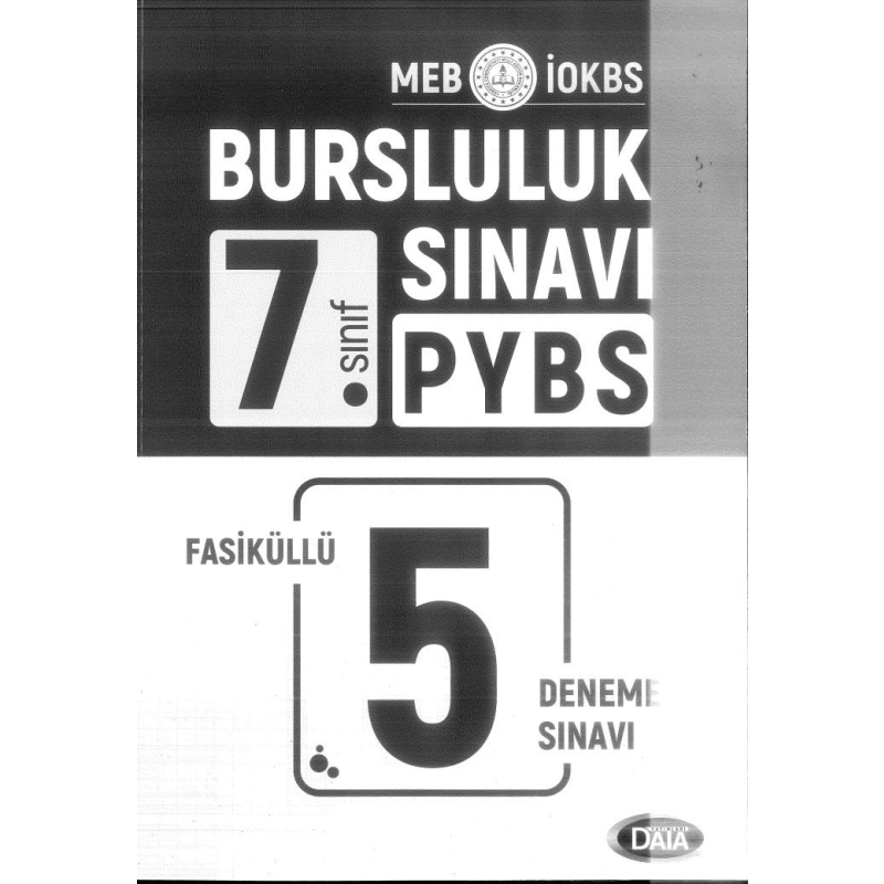 BURSLULUK SINAVI PYBS FASİKÜLLÜ 5 DENEME