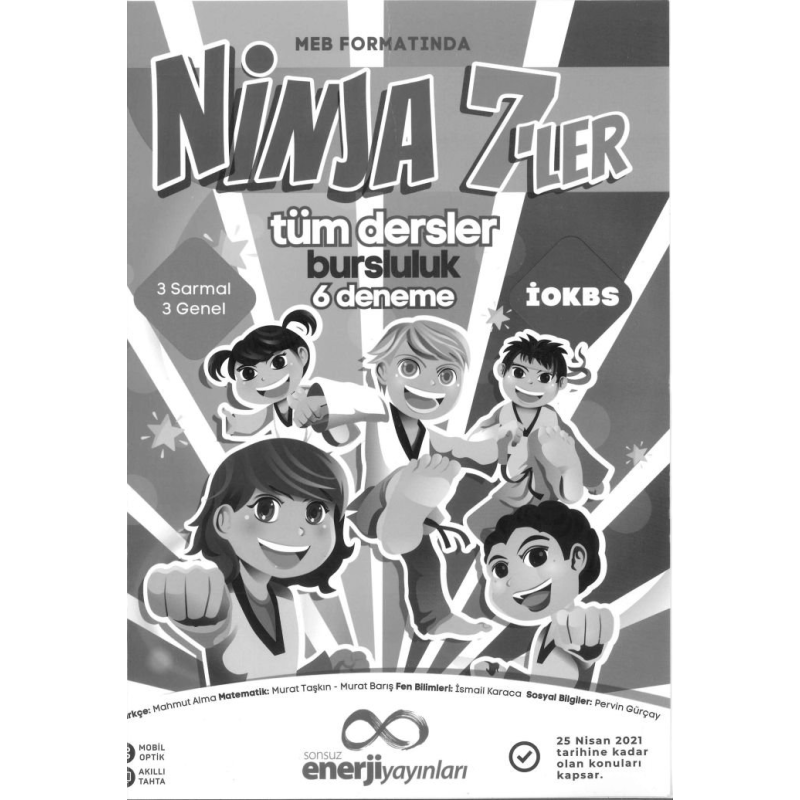 NİNJA 7'LER TÜM DERSLER BURSLULUK 6 DENEME