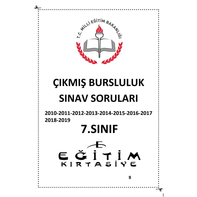 ÇIKMIŞ BURSLULUK SINAV SORULARI