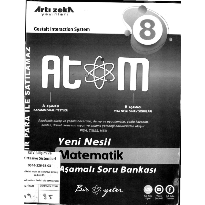 ATOM YENİ NESİL AŞAMALI SORU BANKASI