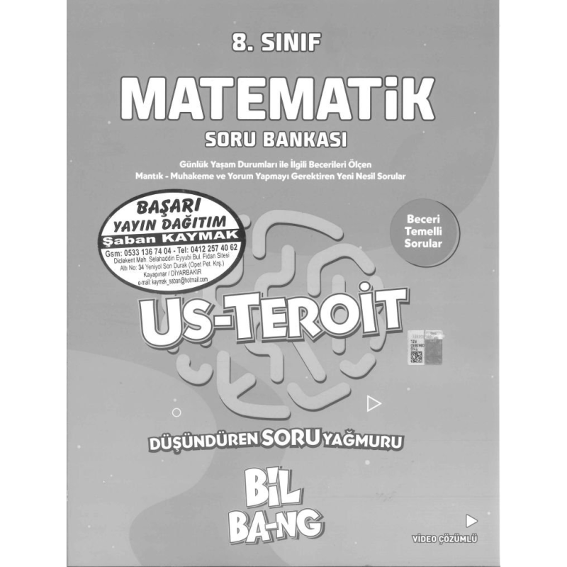 MATEMATİK SORU BANKASI US-TEROİT BİL BA-NG
