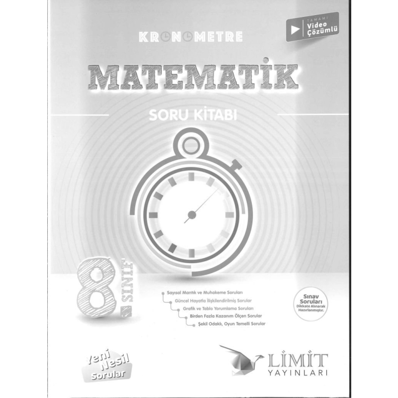 KRONOMETRE MATEMATİK SORU KİTABI