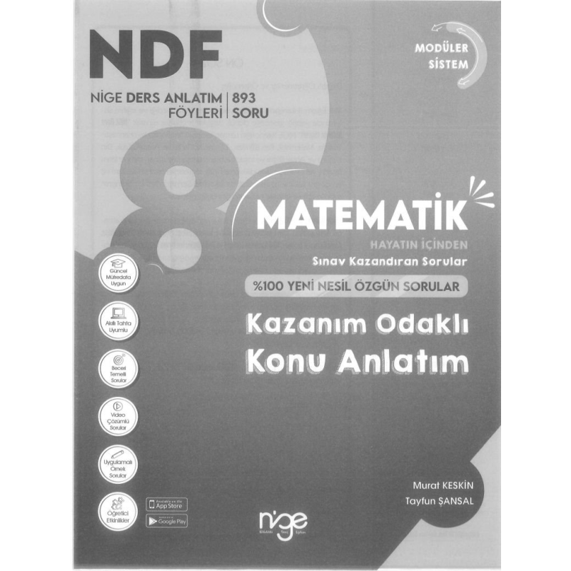 MATEMATİK KAZANIM ODAKLI KONU ANLATIM