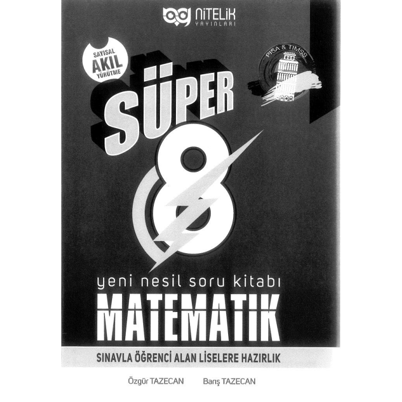 SÜPER YENİ NESİL SORU KİTABI MATEMATİK