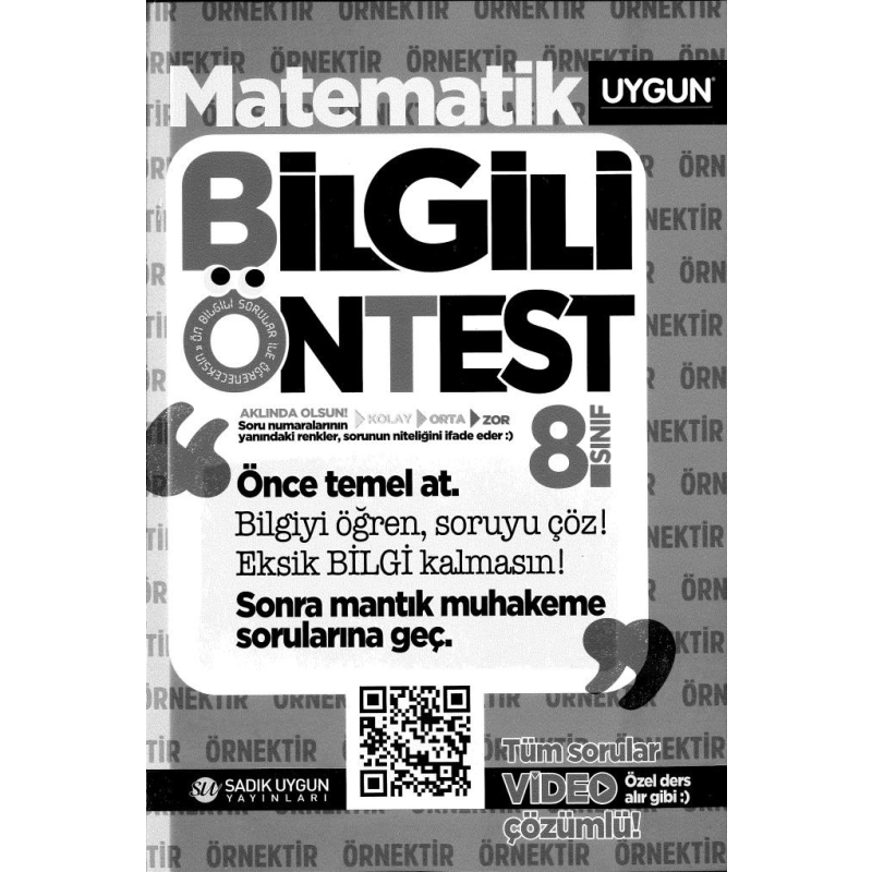MATEMATİK BİLGİLİ ÖNTEST