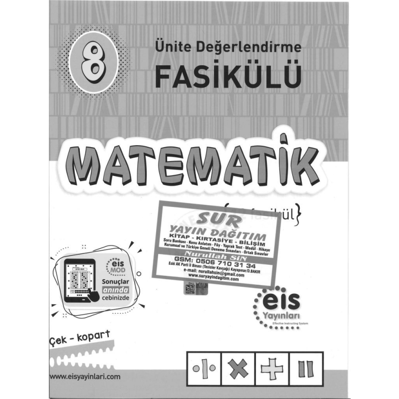 ÜNİTE DEĞERLENDİRME FASİKÜLÜ MATEMATİK