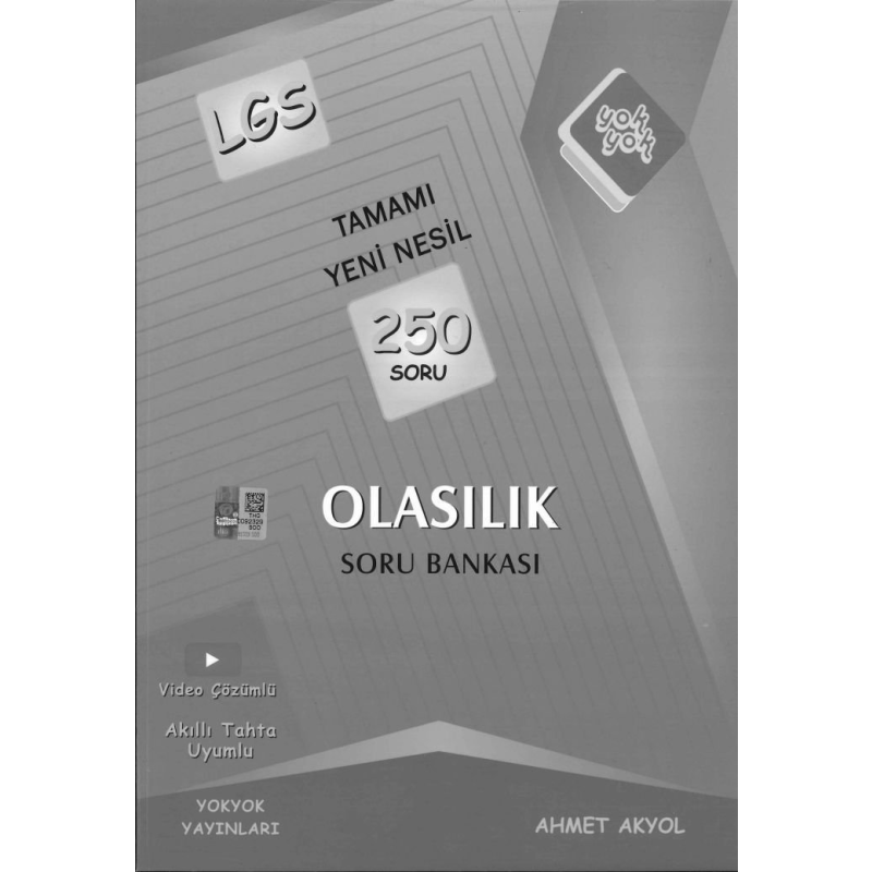 TAMAMI YENİ NESİL 250 SORU OLASILIK SORU BANKASI