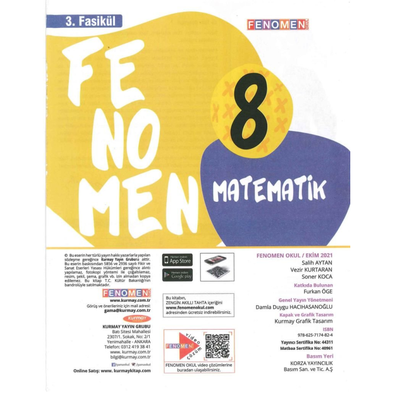 FENOMEN MATEMATİK SORU BANKASI 3. FASİKÜL