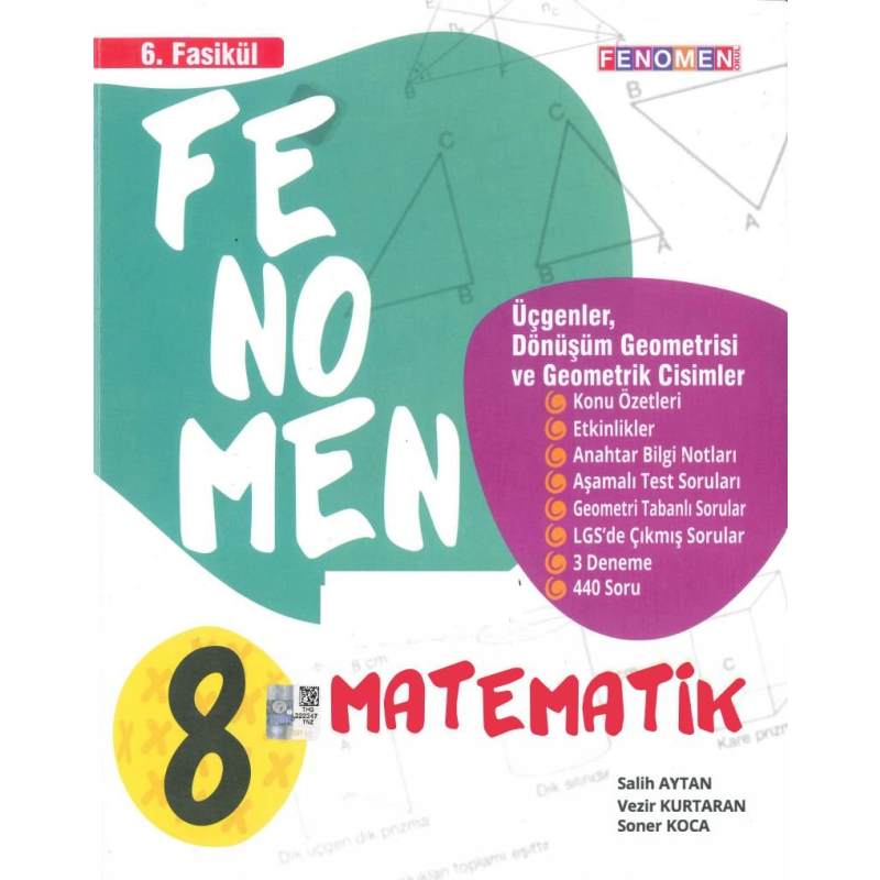 FENOMEN MATEMATİK SORU BANKASI 6. FASİKÜL
