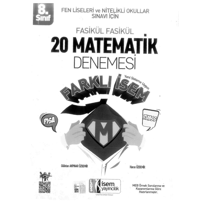 FASİKÜL FASİKÜL 20 MATEMATİK DENEMESİ FARKLI İSEM