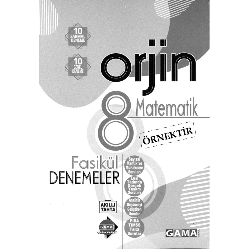ORJİN MATEMATİK FASİKÜL DENEMELER