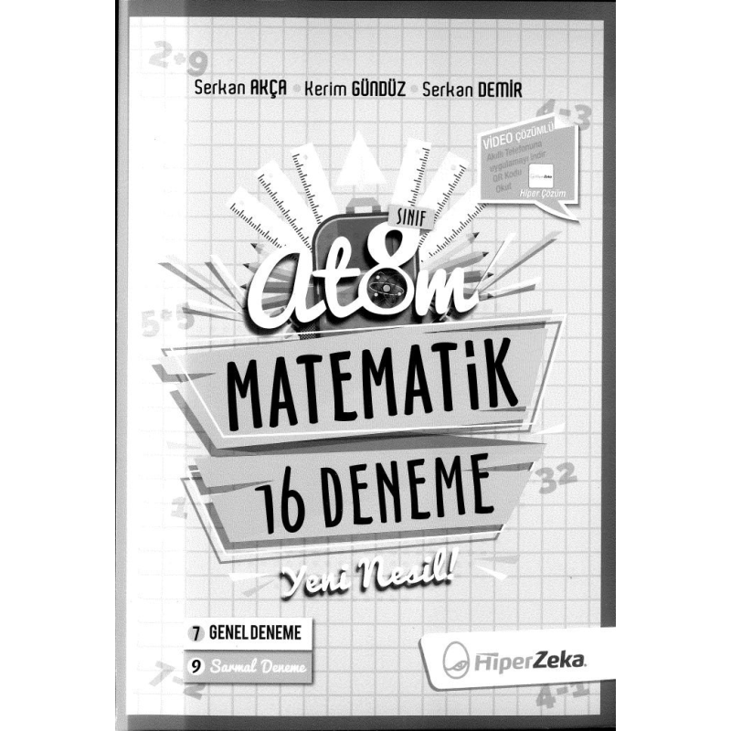 ATOM MATEMATİK 16 DENEME