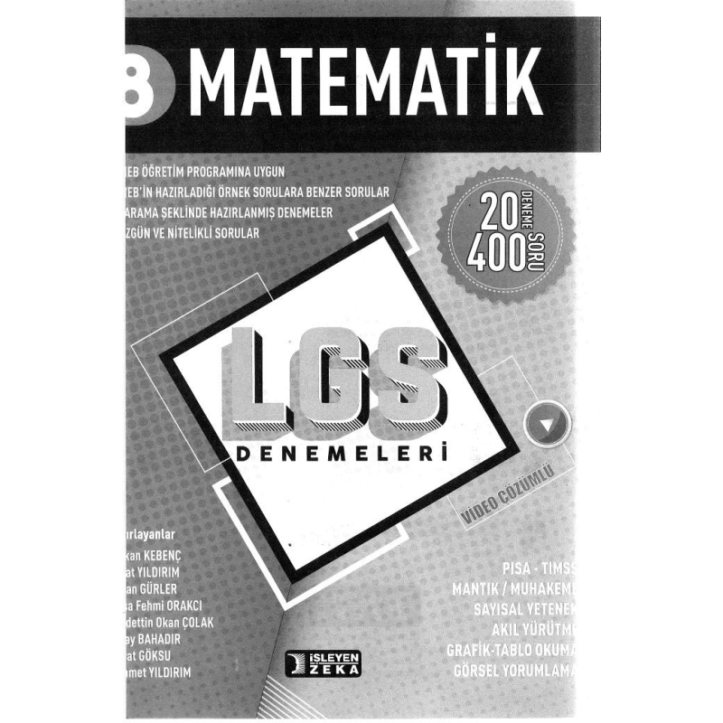 MATEMATİK LGS DENEMELERİ 20 DENEME