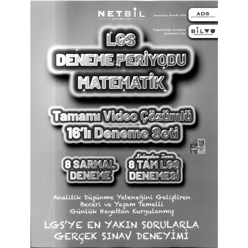 LGS DENEME PERİYODU MATEMATİK 16'LI DENEME SETİ