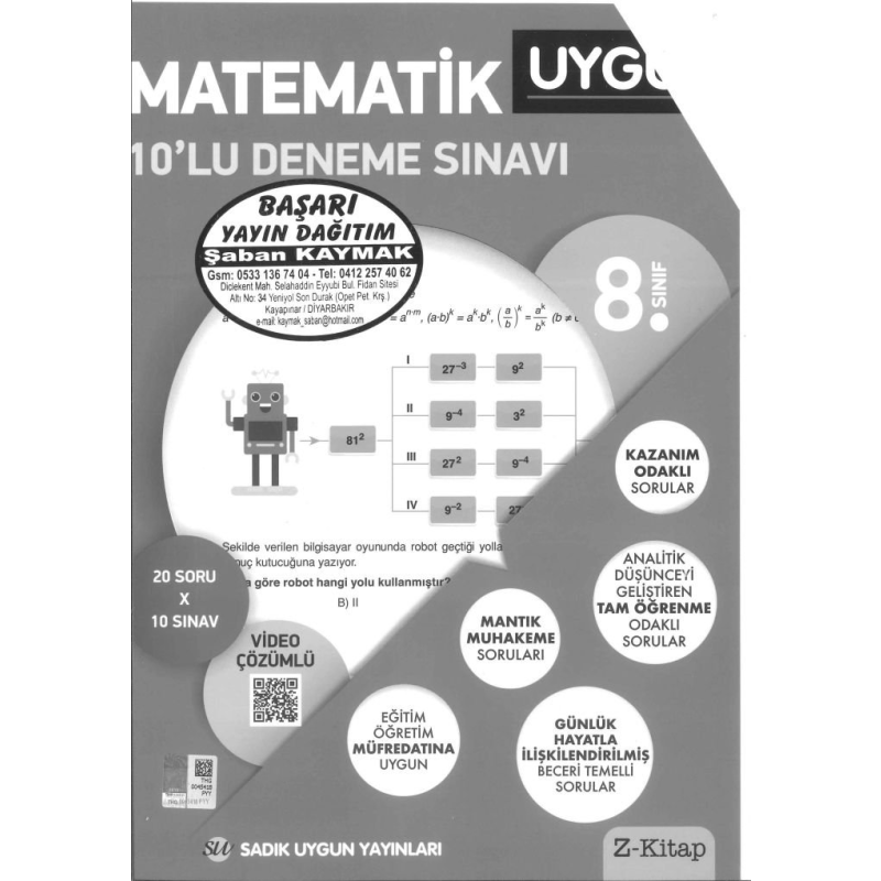 MATEMATİK 10'LU DENEME SINAVI