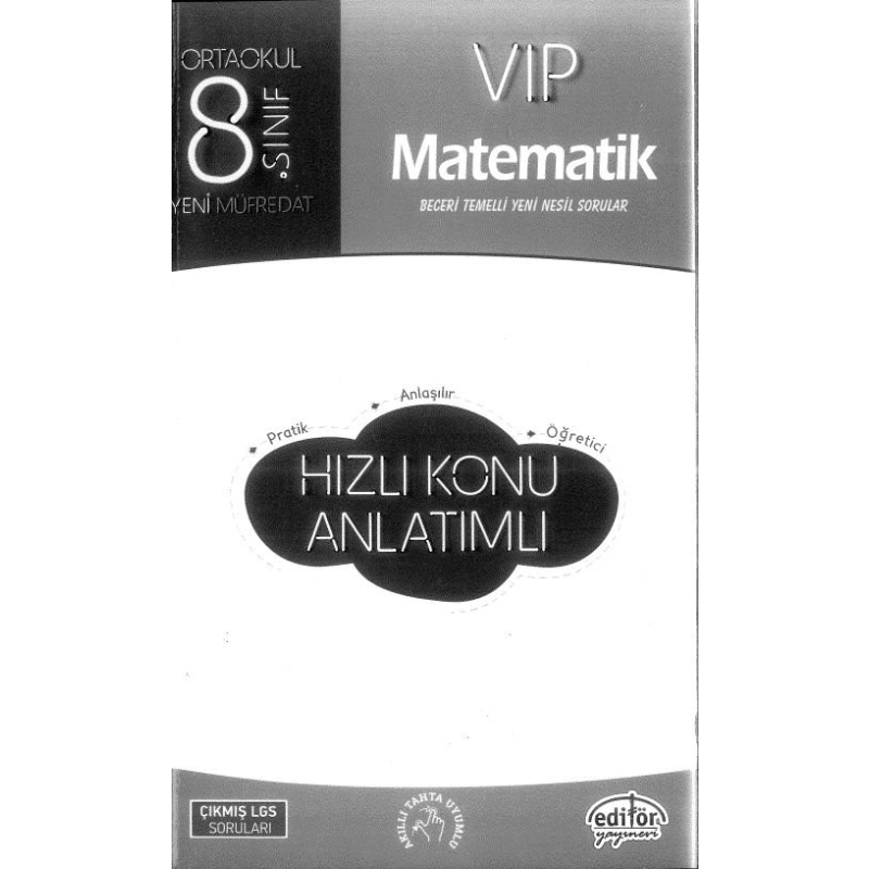 VIP MATEMATİK HIZLI KONU ANLATIMLI