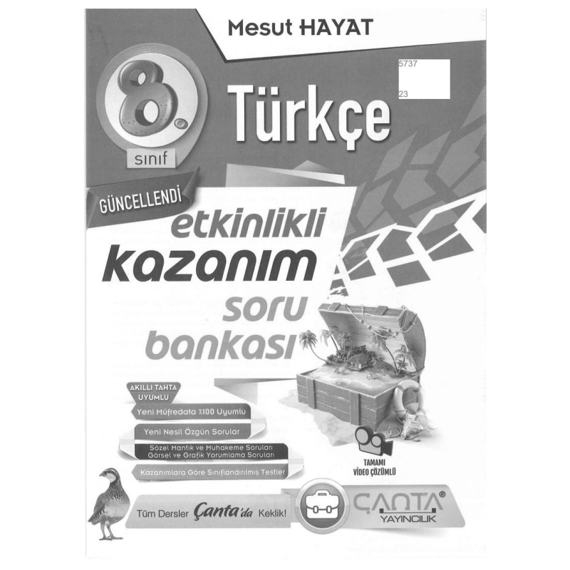 TÜRKÇE ETKİNLİKLİ KAZANIM SORU BANKASI