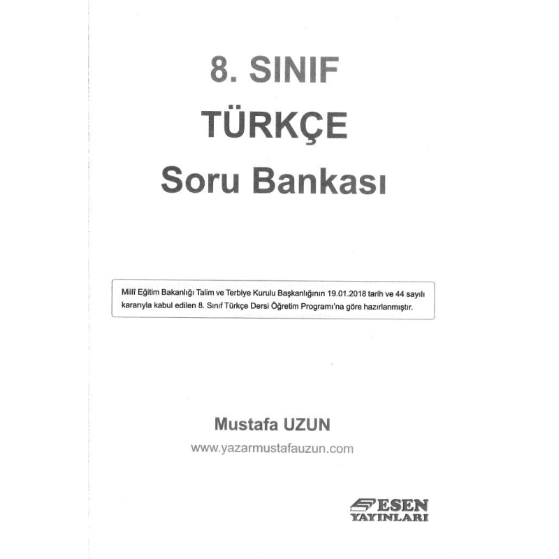 TÜRKÇE SORU BANKASI