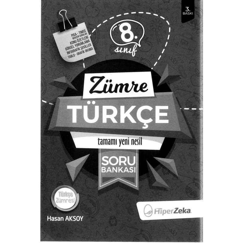 ZÜMRE TÜRKÇE TAMAMI YENİ NESİL SORU BANKASI