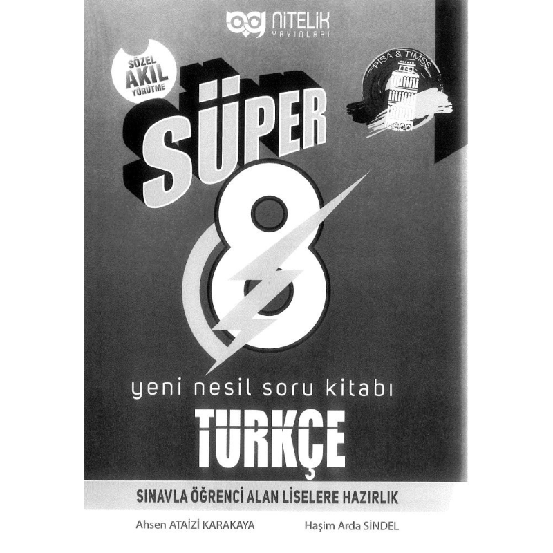 SÜPER YENİ NESİL SORU KİTABI TÜRKÇE