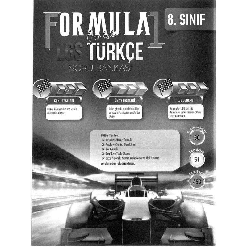 FORMULA 1 LGS TÜRKÇE SORU BANKASI