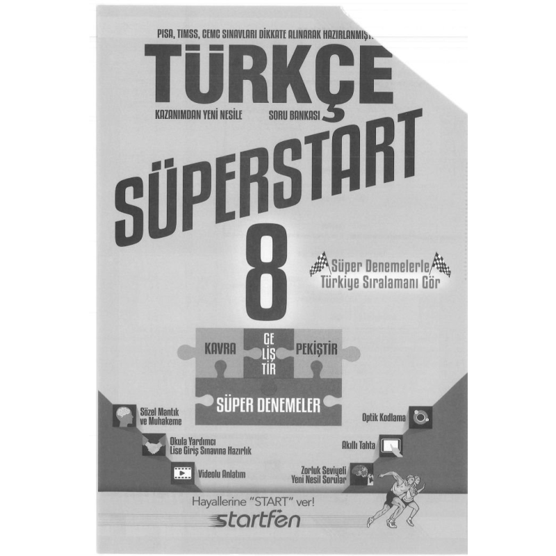 TÜRKÇE SORU BANKASI SÜPERSTART SÜPER DENEMELER