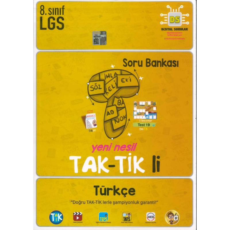 YENİ NESİL TAK-TİK'Lİ TÜRKÇE SORU BANKASI