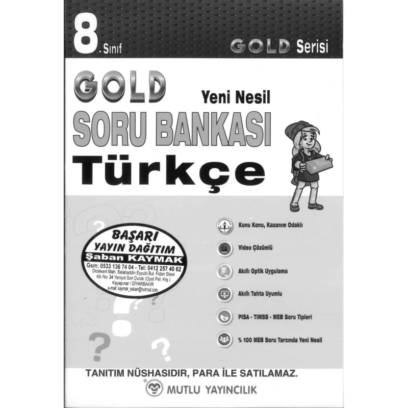 GOLD SORU BANKASI TÜRKÇE