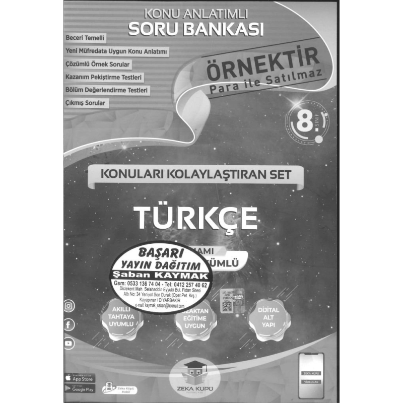 KONU ANLATIMLI SORU BANKASI TÜRKÇE