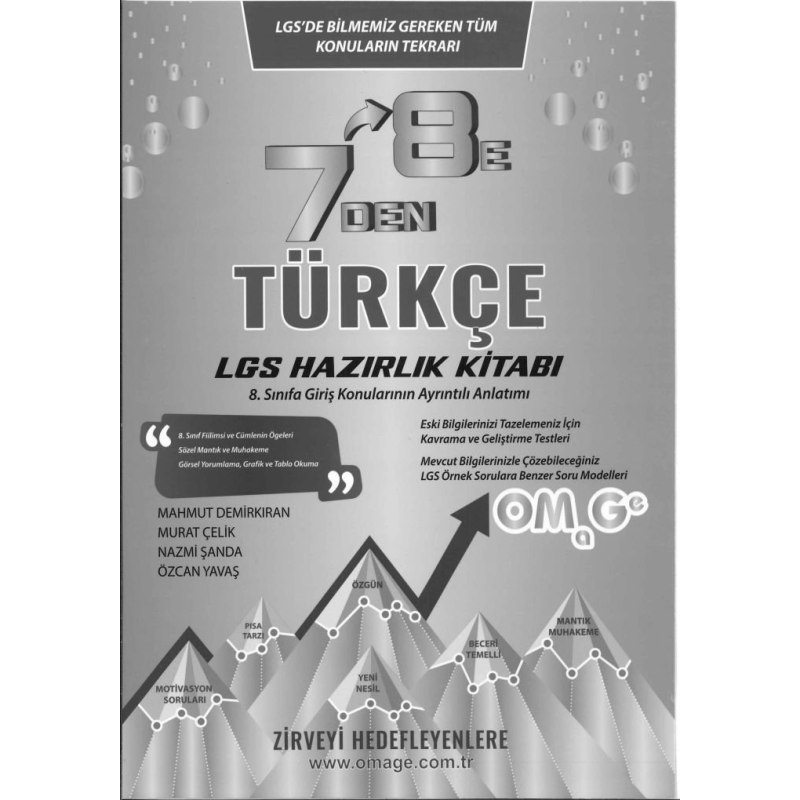 7'DEN 8'E TÜRKÇE LGS HAZIRLIK KİTABI
