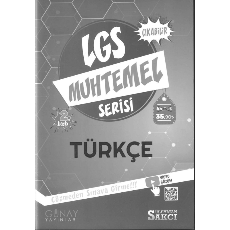 LGS MUHTEMELSERİSİ TÜRKÇE