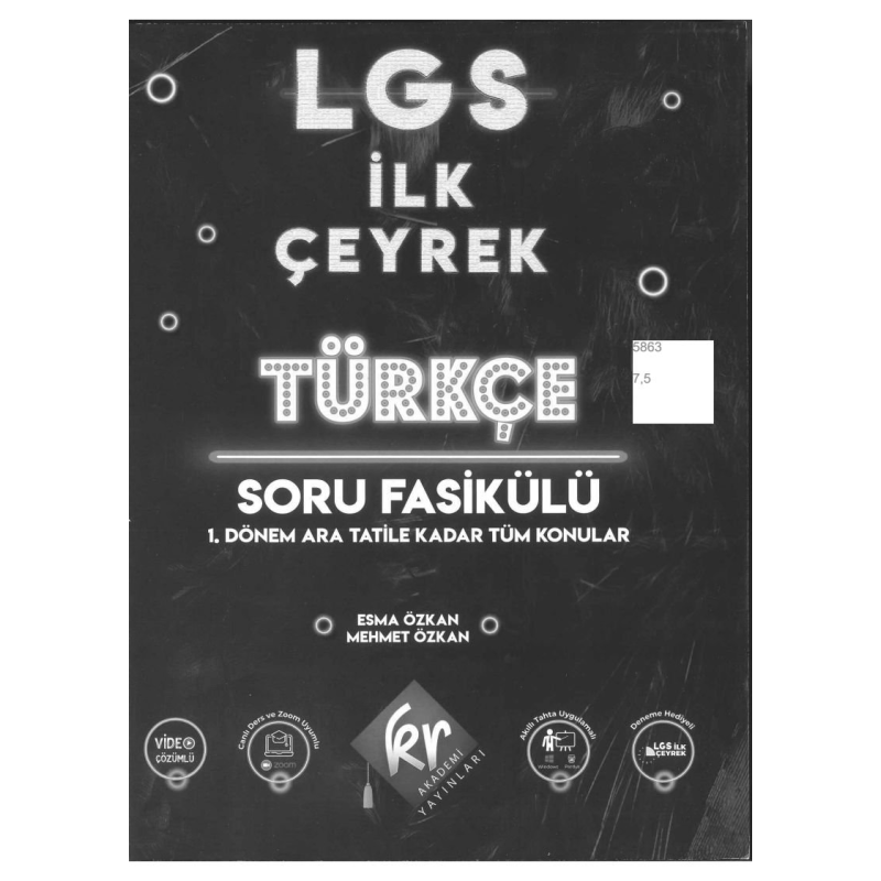 LGS İLK ÇEYREK TÜRKÇE SORU FASİKÜLÜ