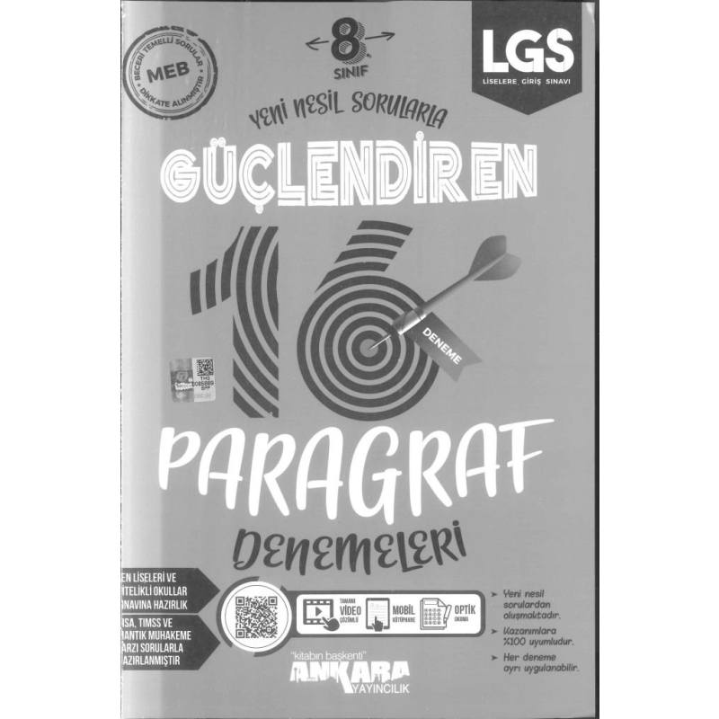 GÜÇLENDİREN 16 PARAGRAF DENEMELERİ