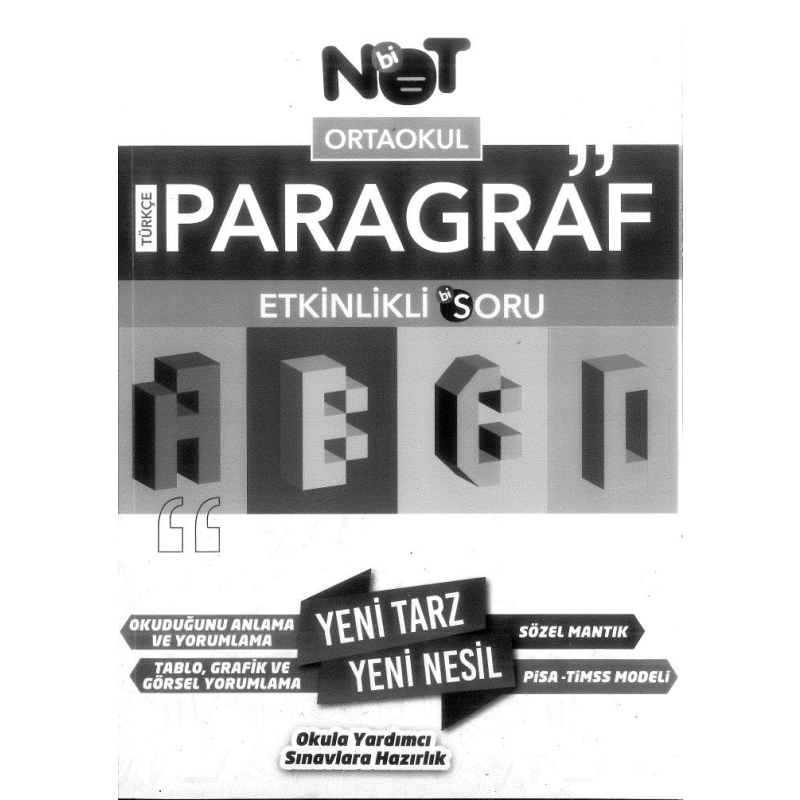 ORTAOKUL TÜRKÇE PARAGRAF ETKİNLİKLİ BİSORU