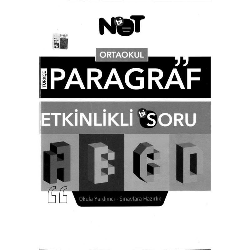 ORTAOKUL TÜRKÇE PARAGRAF ETKİNLİKLİ BİSORU