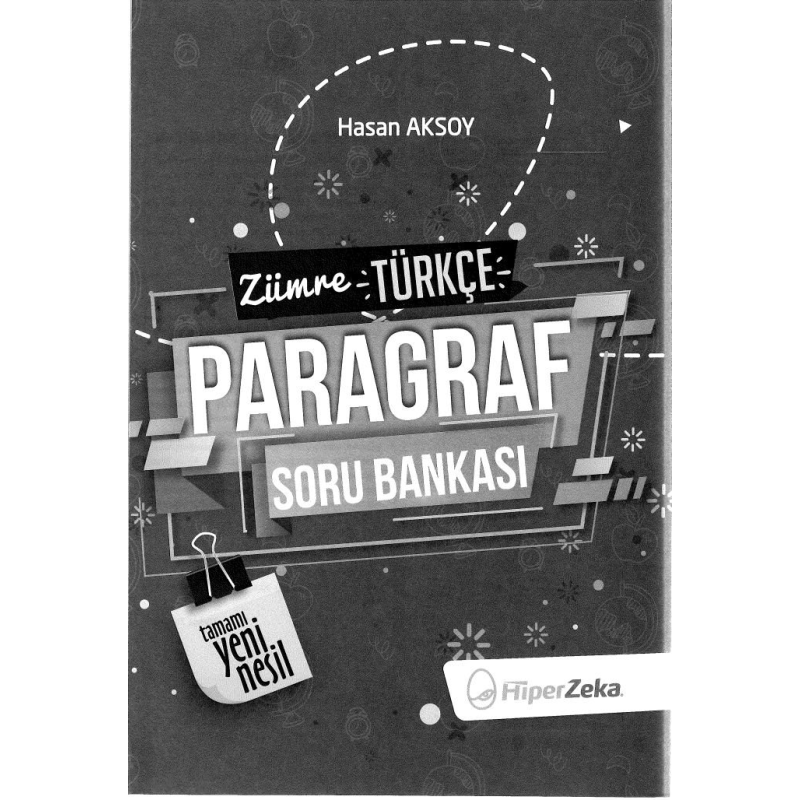 ZÜMRE TÜRKÇE PARAGRAF SORU BANKASI
