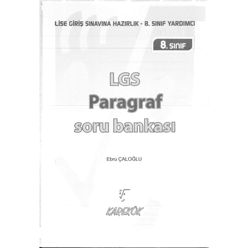 LGS PARAGRAF SORU BANKASI