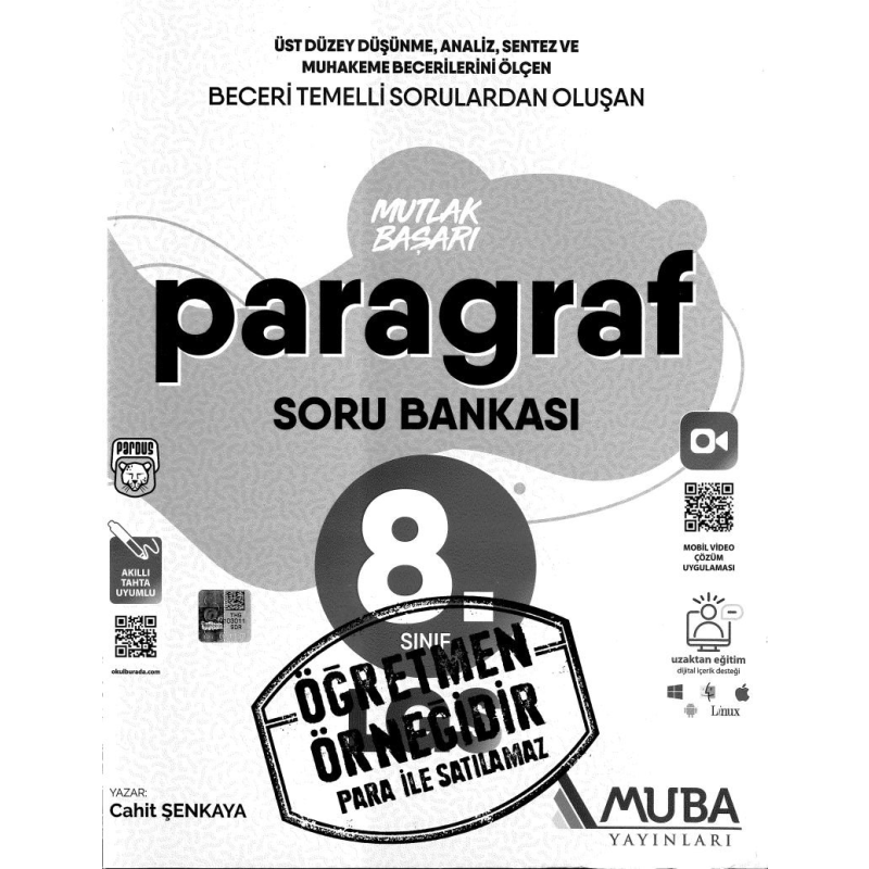 MUTLAK BAŞARI PARAGRAF SORU BANKASI