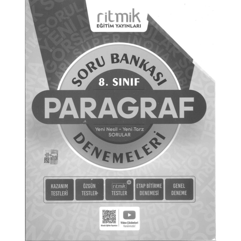 SORU BANKASI PARAGRAF DENEMELERİ YENİ NESİL SORULAR