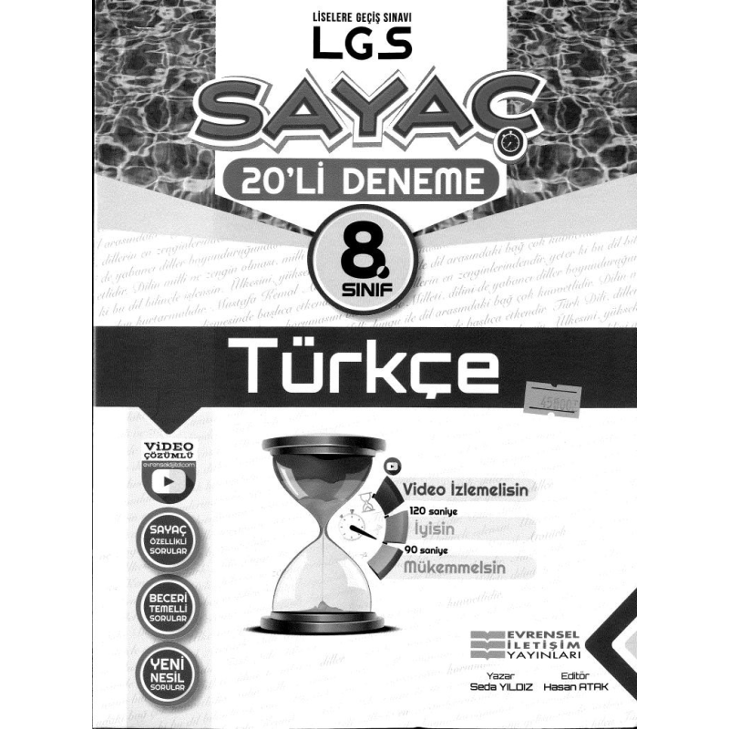 LGS SAYAÇ 20'Lİ DENEME TÜRKÇE