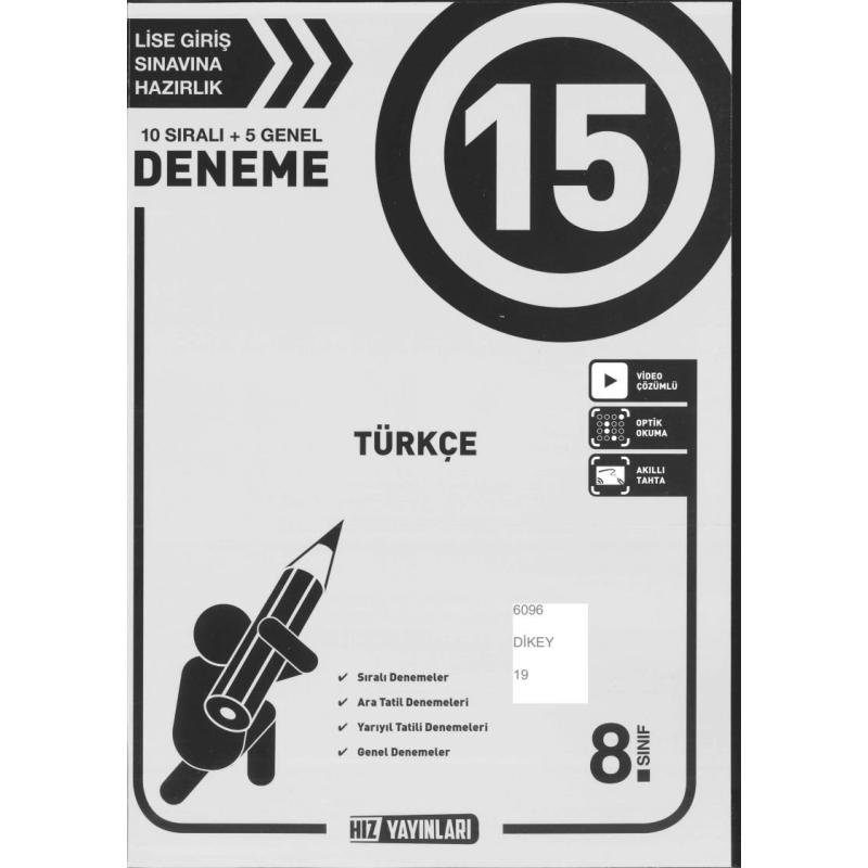 15 DENEME TÜRKÇE