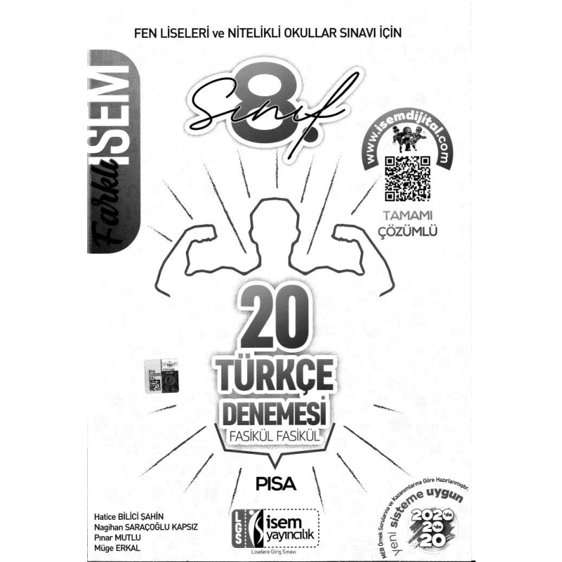 FARKLI İSEM 20 TÜRKÇE DENEMESİ FASİKÜL FASİKÜL