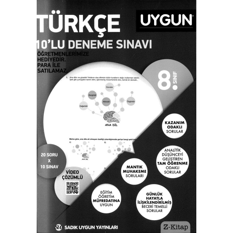 TÜRKÇE 10'LU DENEME SINAVI