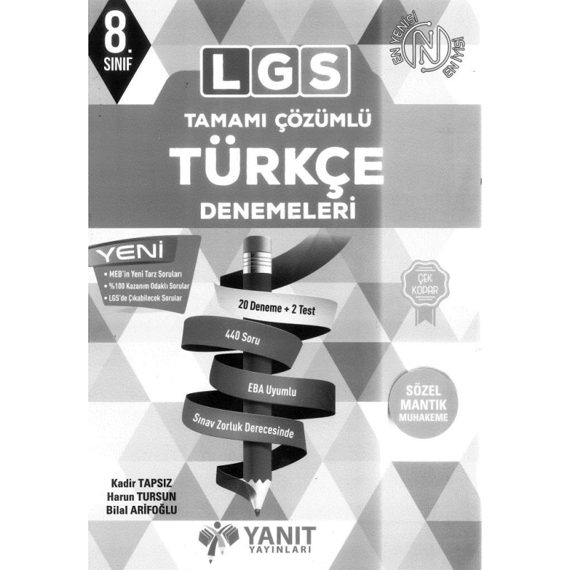 LGS TAMAMI ÇÖZÜMLÜ TÜRKÇE DENEMELERİ