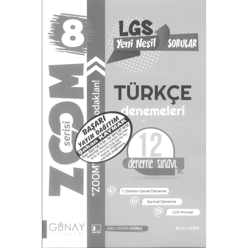 LGS YENİ NESİL SORULAR TÜRKÇE DENEMELERİ 12 DENEME SINAVI