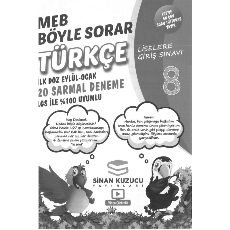 MEB BÖYLE SORAR TÜRKÇE 20 SARMAL DENEME