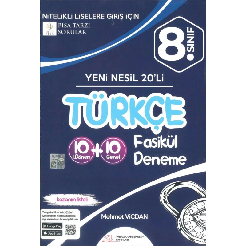 YENİ NESİL 20'Lİ TÜRKÇE FASİKÜL DENEME